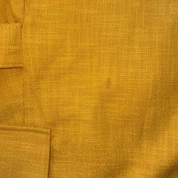 Etcetera Mustard Yellow Wrap Dress Size 10 - Picture 11 of 11